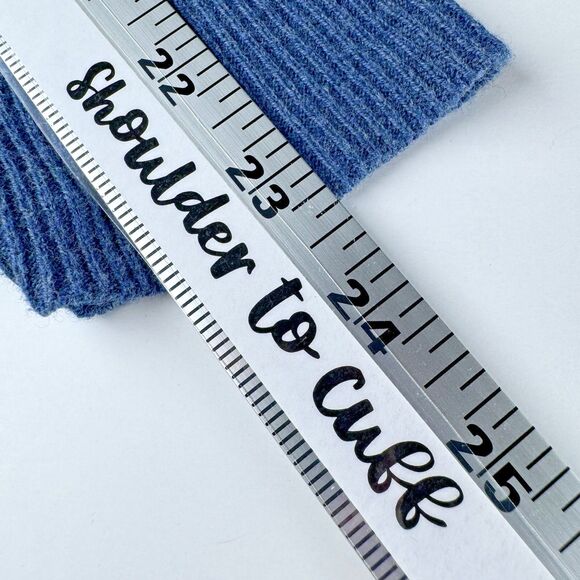 Indigenous Sweater Womens Small Blue Black Organic Cotton Striped Full Zip Peru - Picture 10 of 12